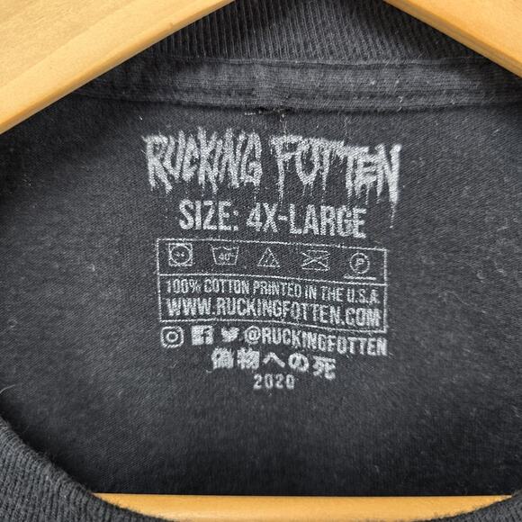 Rucking Fotten Death Proof Shirt Mens 4XL Black Movie Quentin Tarantino Horror - Picture 5 of 8